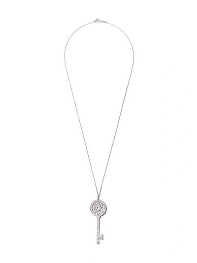 Shop Tiffany & Co Tiffany Keys Diamond Petals Key Pendant
