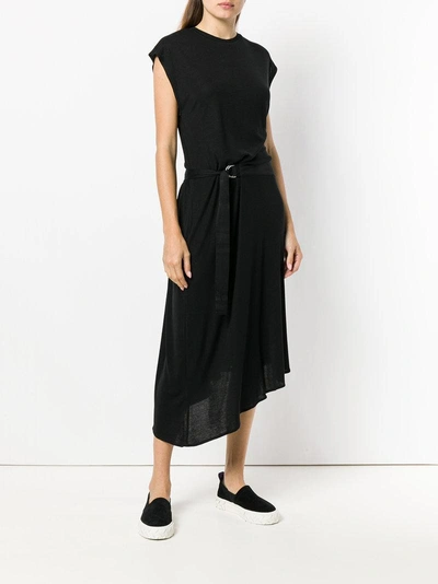 Shop Rag & Bone Asymmetric Tie Waist Dress - Black