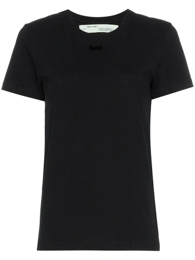 Shop Off-white Arrow Back Logo T-shirt - Black