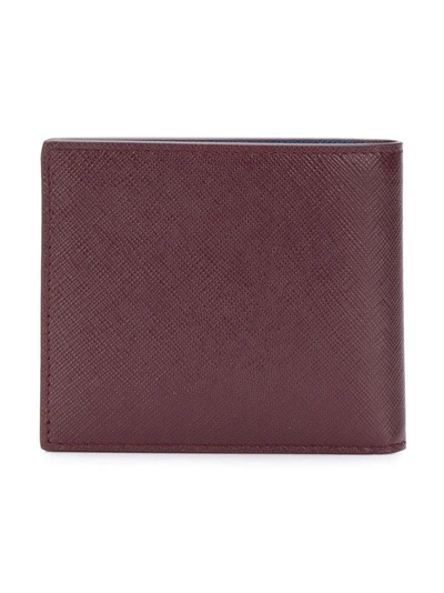 Prada Mini Foldable Wallet - Red In Red