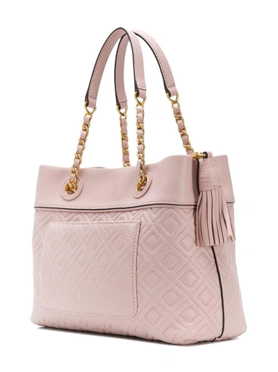 Shop Tory Burch Fleming Small Tote Bag In Pink