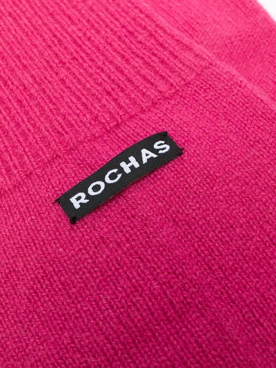 Shop Rochas Long Cashmere Socks - Pink In Pink & Purple