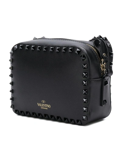 Shop Valentino Garavani Rockstud Camera Bag In Black
