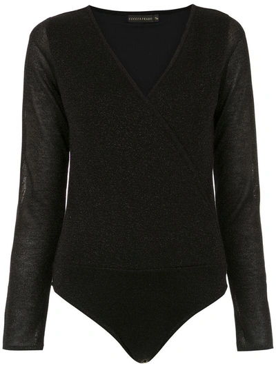 Shop Cecilia Prado Salete Knit Bodysuit - Black