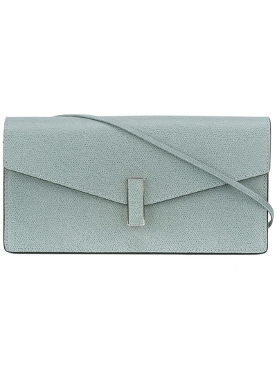 Shop Valextra Envelope Clutch - Blue