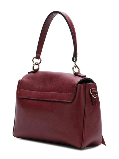 Shop Chloé Faye Small Shoulder Bag - Red