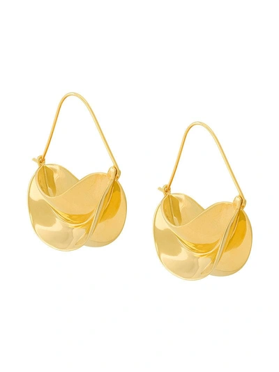 Shop Anissa Kermiche Paniers Dores Earrings - Metallic