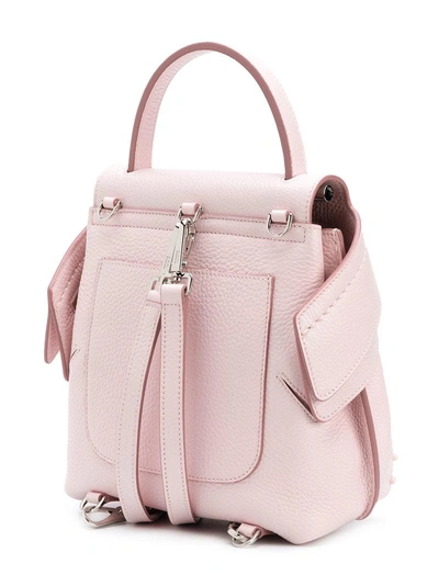 Shop Tod's Wave Mini Backpack - Pink In Pink & Purple