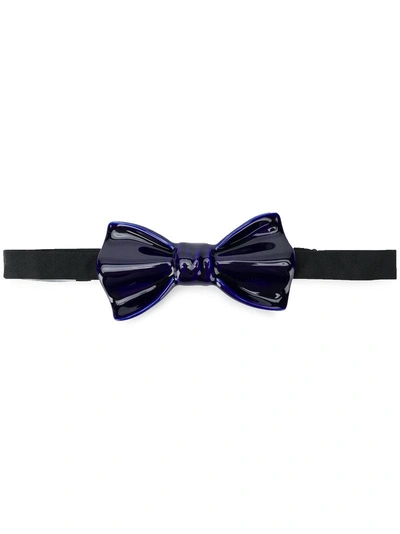 Shop Cor Sine Labe Doli Metallic Bow Tie - Blue