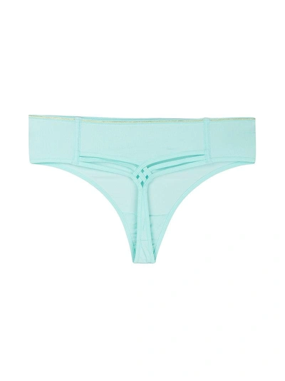 Shop Marlies Dekkers Dame De Paris Thong - Blue