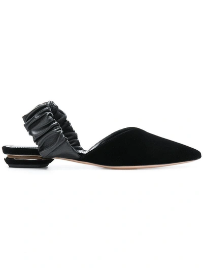 Shop Nicholas Kirkwood Courtney Slingback Mules - Black