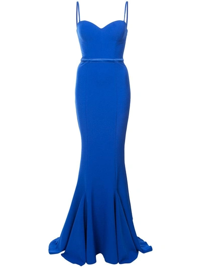 Shop Elle Zeitoune Arianna Gown - Blue