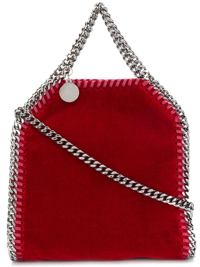 Shop Stella Mccartney Mini Falabella Shoulder Bag - Red