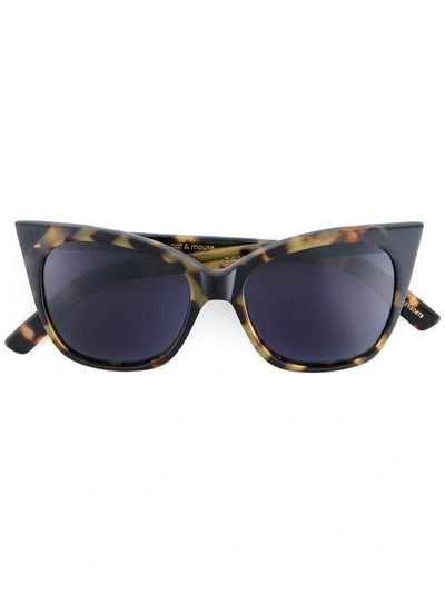 Shop Pared Eyewear Cat & Mouse Sunglasses - Brown