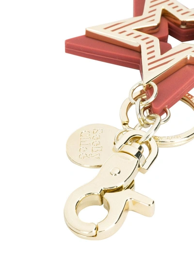 Shop See By Chloé Star Key Ring In Pink