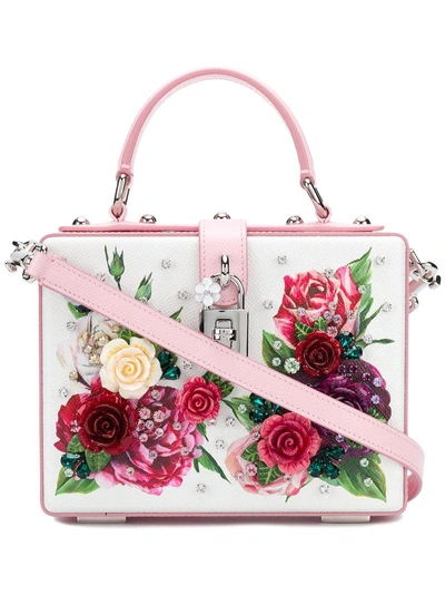Shop Dolce & Gabbana Dauphine Crossbody Bag - White