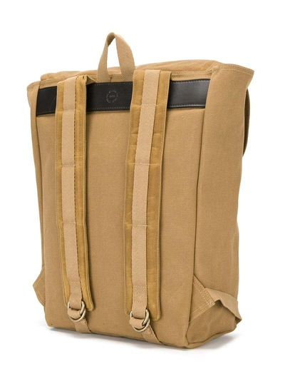 Shop Filson Double Buckle Backpack In Neutrals