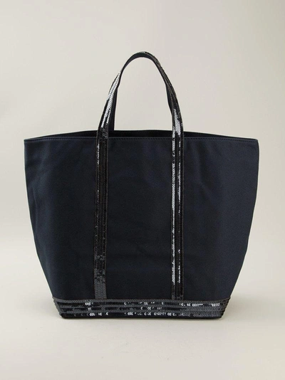 Shop Vanessa Bruno Sequins Embroidered Tote Bag
