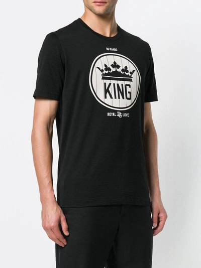 Shop Dolce & Gabbana King Crew Neck T-shirt - Black