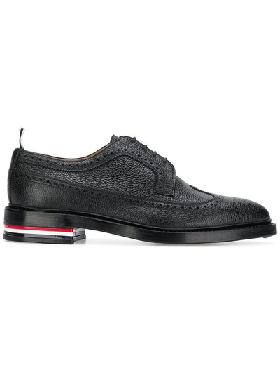 Shop Thom Browne Classic Longwing Brogues - Black