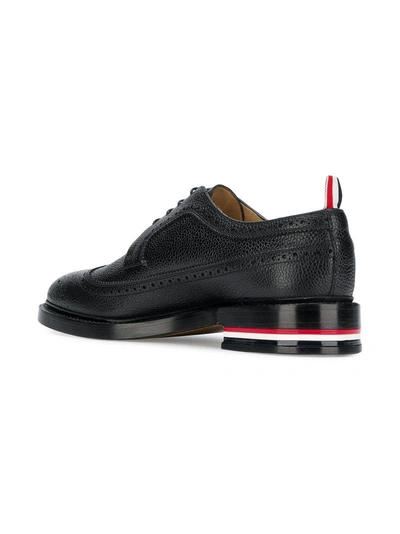 Shop Thom Browne Classic Longwing Brogues - Black