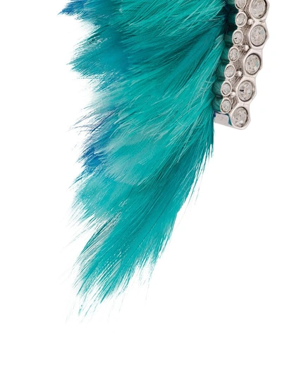 Shop Mignonne Gavigan Oversized Wings Earrings - Blue