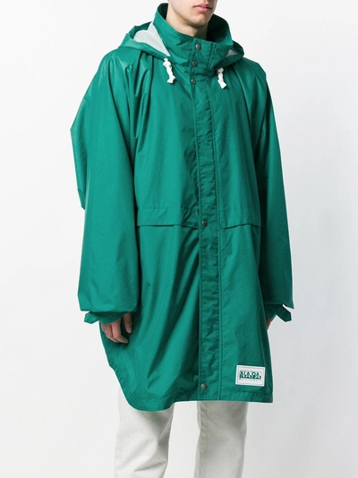Shop Napa By Martine Rose Hooded Parka - Green