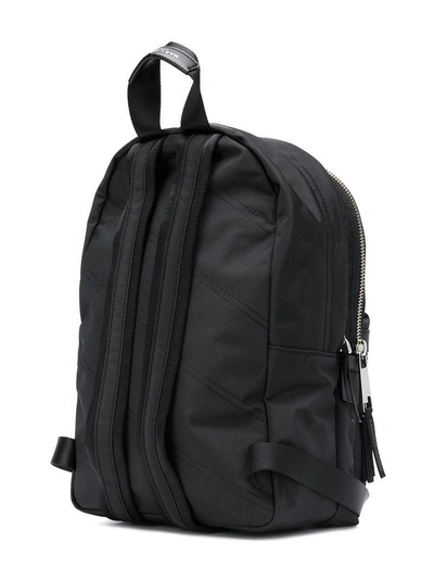 Shop Marc Jacobs Badge Detail Backpack In Black