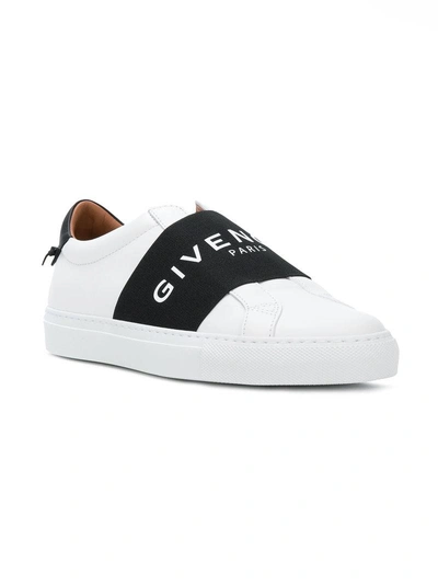 Shop Givenchy Elasticated Skate Sneakers - White