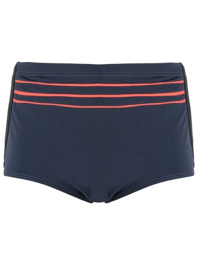 Shop Amir Slama Striped Low-rise Trunks