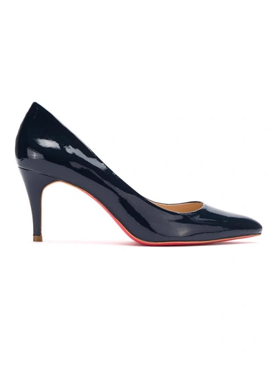 Shop Zeferino Patent Leather Pumps - Blue