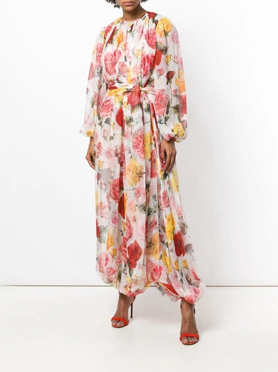 Shop Dolce & Gabbana Floral Jumpsuit