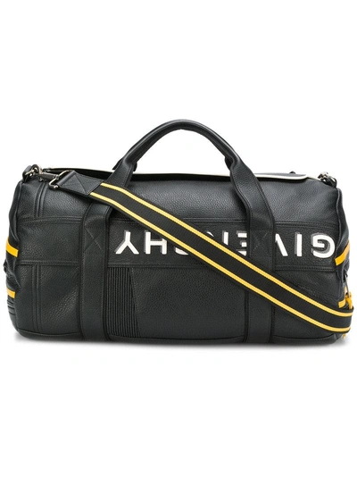 Shop Givenchy Mc3 Leather Duffle Bag In Black
