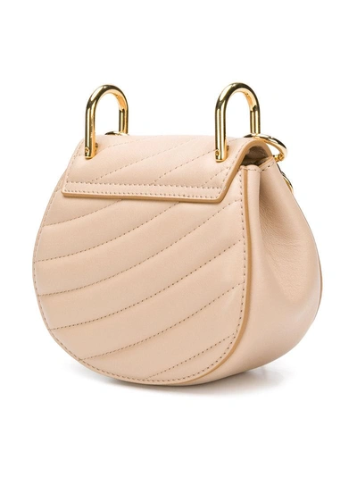 Shop Chloé Small Drew Bijou Shoulder Bag - Neutrals