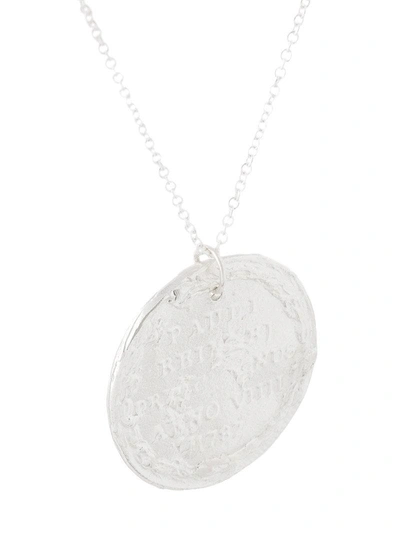 Shop Alighieri The Snow Lion Necklace - Metallic