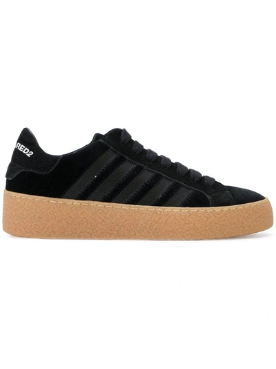Shop Dsquared2 Barney Sneakers - Black