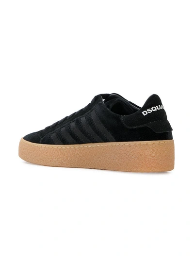 Shop Dsquared2 Barney Sneakers - Black