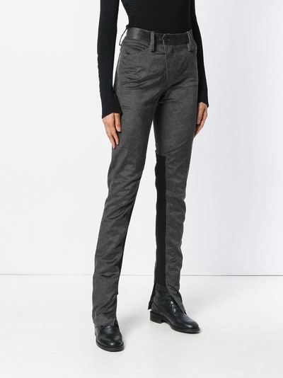 Shop Lost & Found Rooms Elasticated Patch Trousers - Black