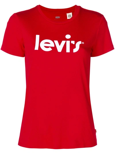 Shop Levi's The Perfect T In Red