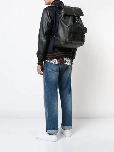 Shop Coach Bleecker Backpack In Black