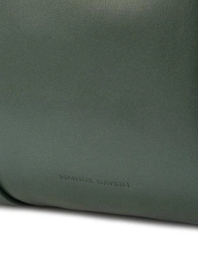 Shop Mansur Gavriel East West Tote Bag In Green