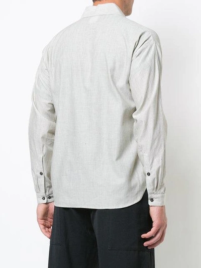 Shop Jan-jan Van Essche Longsleeved Loose Fit Shirt In Neutrals