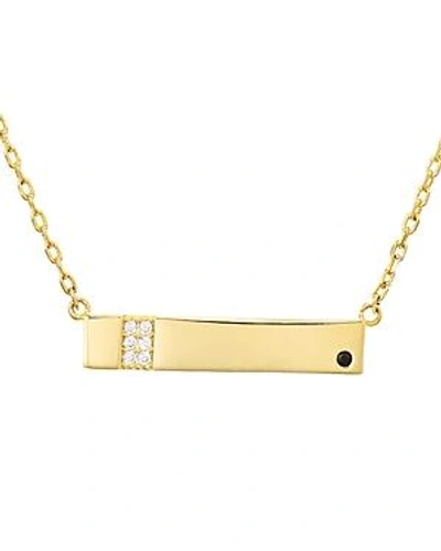 Shop Lulu Dk X We Wore What Pave Bar Necklace, 18 In Gold