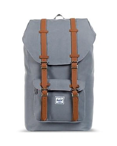 Shop Herschel Supply Co Classic Little America Backpack In Grey