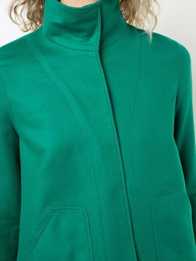Shop Akris Cropped Jacket - Green