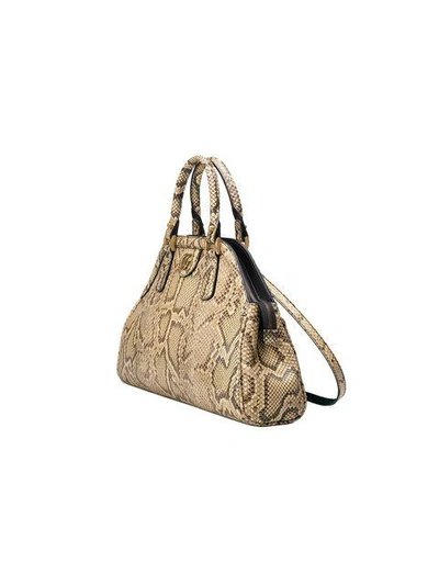 Shop Gucci Re(belle) Medium Top Handle Bag - Yellow