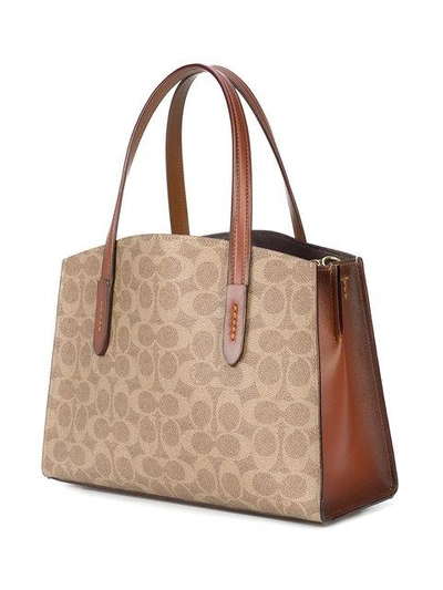 Shop Coach Charlie Carryall Bags In Brown