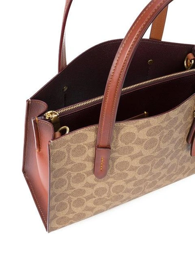 Shop Coach Charlie Carryall Bags In Brown