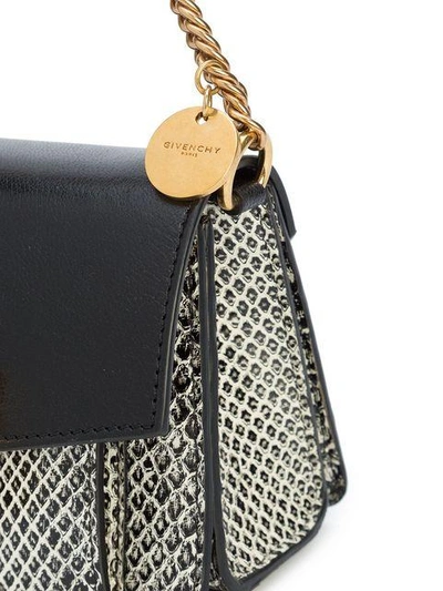 Shop Givenchy Mini Gv3 Bag - Black