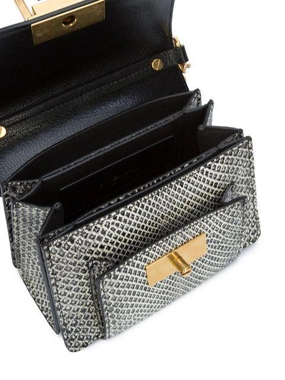 Shop Givenchy Mini Gv3 Bag - Black